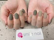 スマイルネイル(SMILE NAIL)/ワンカラーコース＋1色追加