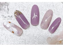 テセネイル(Tese Nail)/秋色お花ネイル♪