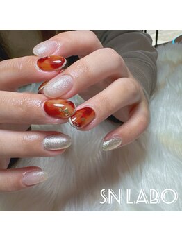 スマイル ネイル ラボラトリー(Smile nail laboratory)/#べっ甲ネイル