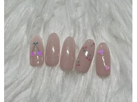 さくらんぼネイル