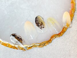 インク×マグネット塗りかけ