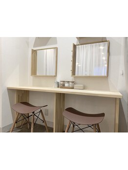 個室があるサロン