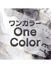 ↓↓↓★ワンカラーメニュー★↓↓↓