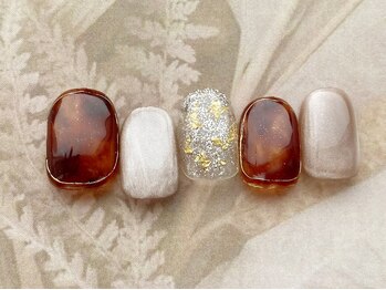 ココロ 新橋(kokoro)/10月ネイルデザイン☆華やか