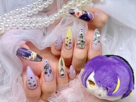 痛ネイル 推しネイル