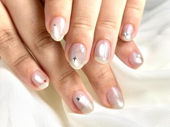 パダアット ヴァラネイル 天神南店(PADA at VALLANAIL)/ショートネイル/マグネットnail