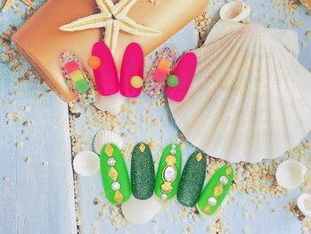 アン ジョーヌドラゴ/【自爪ネイル】ネオンネイル