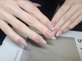 マグネットネイル×パールリング