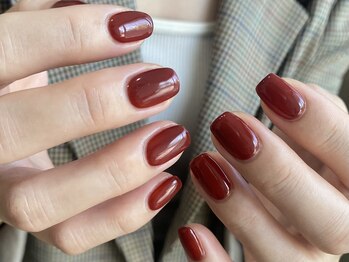 ユル 天神橋筋六丁目(yulu.)/ボルドーワンカラー/フィルイン