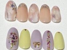 リノネイル(LINO NAIL)の雰囲気(先取り春ネイル♪ニュアンス~ドライフラワー/ふんわりが可愛い)