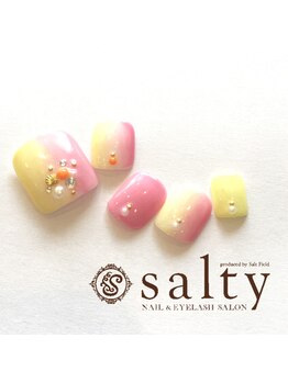 ネイルアンドアイラッシュサロン ソルティ 寺田町(salty)/縦グラデ―ジョン