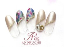 アンドルーチェ なんばパークス店(ANDRUCHE)/フレンチアート/クリアネイル