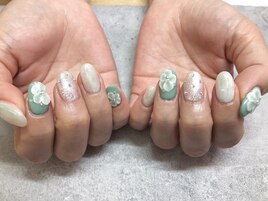 フラワーネイル　３D