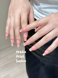 ちゅるんネイル&チークネイル