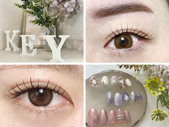 キーネイルアンドアイラッシュ(KEY)の写真/忙しい貴方に！ネイル&アイの同時施術で時間を有効活用しませんか？高度な施術でリラックスタイムを◎
