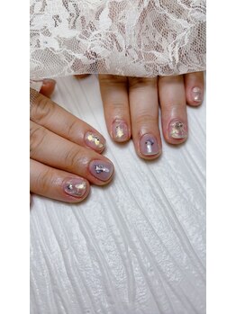 天然石ネイル【ソーダライト】