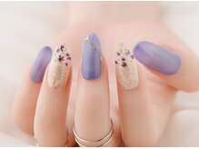エムスラッシュ ソル センター南(M.SLASH SOL)/押し花グラデーションネイル