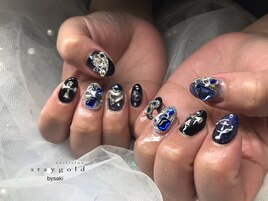 サキ施術お客様ネイル