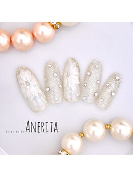 ネイルサロン アンリタ(nail salon AneRita)/キラキラ☆シースルーフラワー