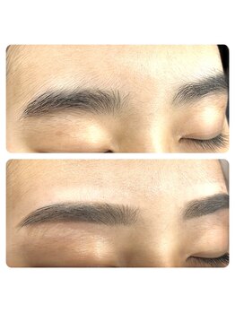 アトリエ ハルミナ(atelier harumina)/自眉だけで綺麗な印象