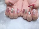卒業式ネイル+10本長さだし