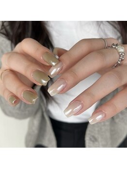 リノ 大阪本町店(lino)/ミラーネイル