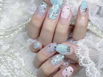 ミナミネイル(MINAMI NAIL)/夏ネイル9500円