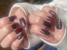 ミラー×マグネットネイル
