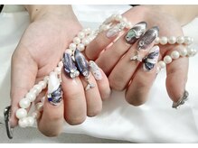 ビュービー ネイル(Beaubie Nail)/持ち込みデザインパラジェル変更