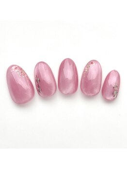 マグネットネイル　押し花