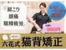 ★健康イベントフェア★肩こり・眼精疲労に【猫背矯正】8,000円→980円