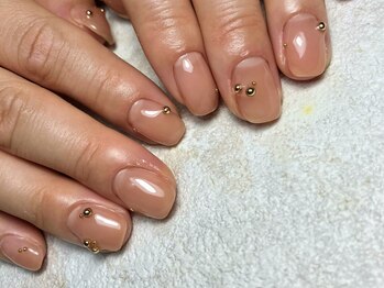 オーラリー ネイル アート メゾン(ORRERY nail art maison)/ハンド / 球体スタッズ