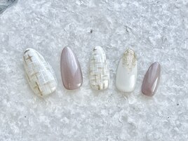 秋冬のツイードネイル☆