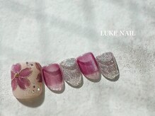 ルークネイル(LUKE NAIL)/桜フットネイル マグネット お花