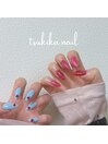【アシメNAIL】RED×BLUE