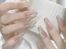 ヴィーナスネイル(Venus Nail)/変形フレンチ　大人女子
