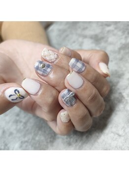 ラタンネイル(LATAM NAIL)/ブルー系ニュアンス