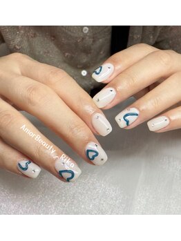 アモールビューティー 新宿店(Amor Beauty)/120分持ち込みアート定額可愛い