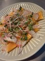 サロン ド エメリタス(salon d'Emeritus)&nbsp;定期的にオレンジを大量入手するので(笑)白身魚と♪