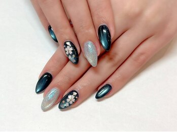 ネイルサロンアンドネイルスクールアートローズ 町田店(Art Rose)の写真/【JNA認定ネイルサロン】1ヶ月付け替えオフ無料で通いやすく♪トレンド感あるサンプル多数☆画像持込OK!