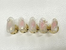 ビューティースペース 品川大井町店(Beauty Space)/チークリボンネイル☆