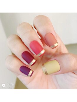 アイモモダ ネイルサロン(愛momoda)/定額コース　シンプルデザイン