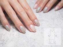 オトナネイル(otona nail)/くすみミントグリーンシンプル