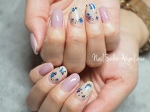 アンジェリーク(Angelique)/押花で作る春ネイル☆