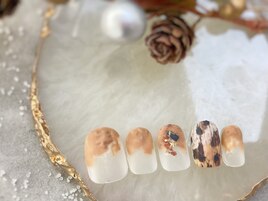 ハラコ風レオパード