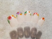 ネイルフロンティア 吉祥寺(NAIL FRONTIER)/お花畑フレンチ8980円～