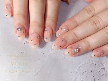 モアニ ヒロオ 渋谷店(MOANI Hiroo)/チークネイルでワンホンネイル♪