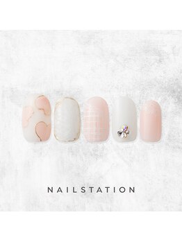 ネイルステーション ルミネ新宿1店(NAIL STATION)/バレンタインネイル／パラジェル