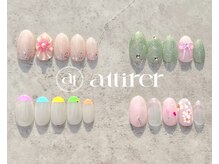 アティレ(attirer)/4月☆Monthly定額ネイル