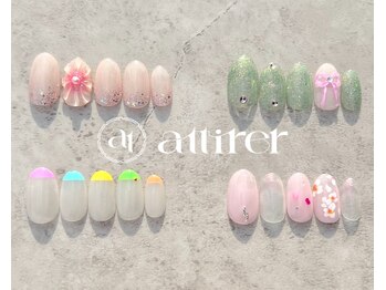 アティレ(attirer)/4月☆Monthly定額ネイル
